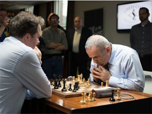 Kasparov is a BEAST with his bishops 