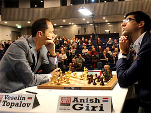 London Classic Round 1: Giri tricks Topalov