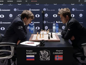 Magnus Carlsen weathers early Fabuano Caruana surprise in Game 5