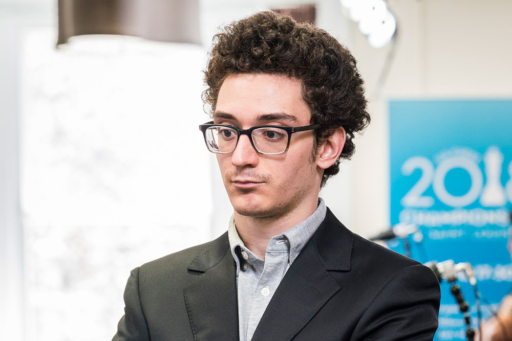 Fabiano Caruana & Nazi Paikidze, Photos by Lennart Ootes