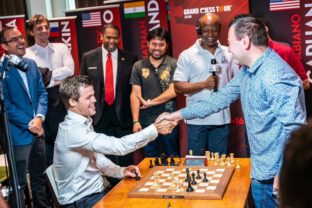 Magnus arrives in Saint Louis for Ultimate Moves | ChessBase