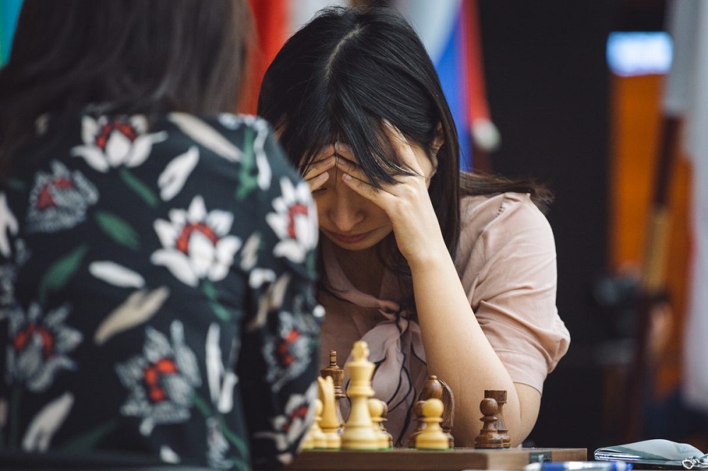 echecs-Ushenina, Ushenina on the verge of losing her title …