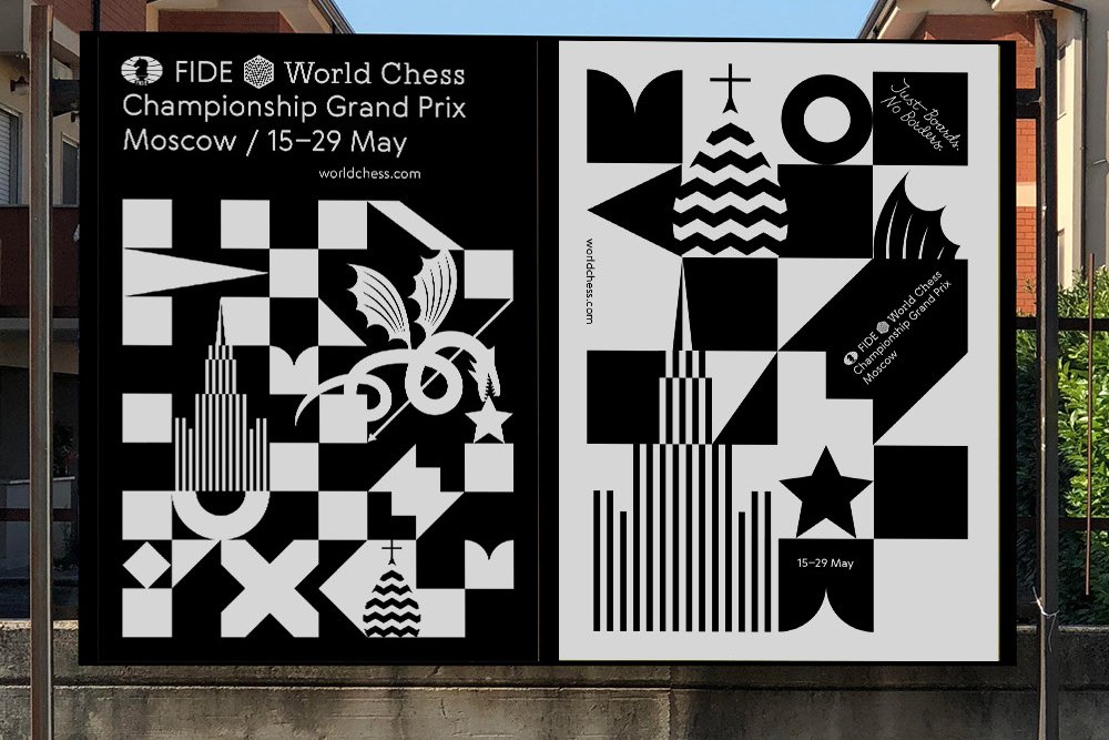 World Chess Grand Prix Poster signed - buy online with worldwide