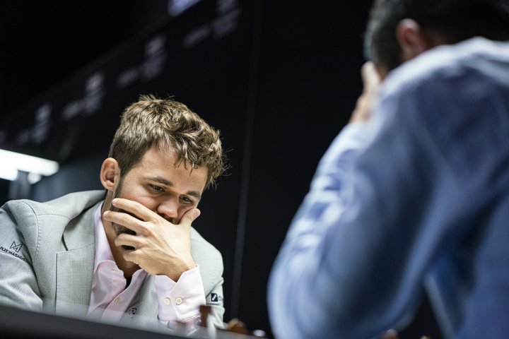 Fabiano Caruana vs Viswanathan Anand - 2019-06-12 - 7th Norway Chess 2019 -  Chess Game No Commentary 