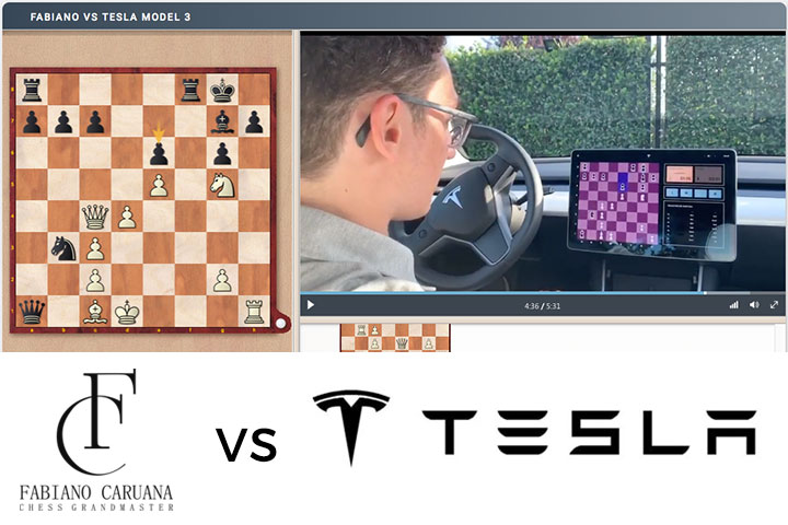 Fabiano Caruana vs Tesla Model 3