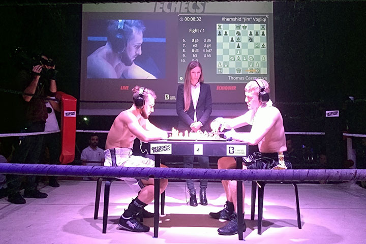 Cheers galore as chessboxing kicks off in France