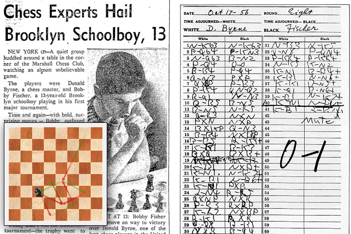 CHESS NEWS BLOG: : 10 greatest chess games of all