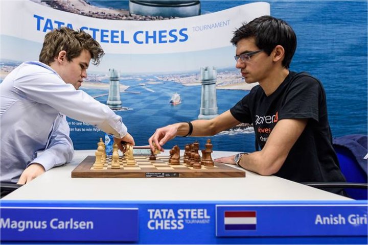 Anish Giri vs Magnus Carlsen, World Blitz 2022