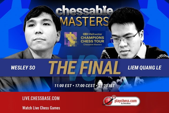 Chessable Masters Finals - Wesley So prevails
