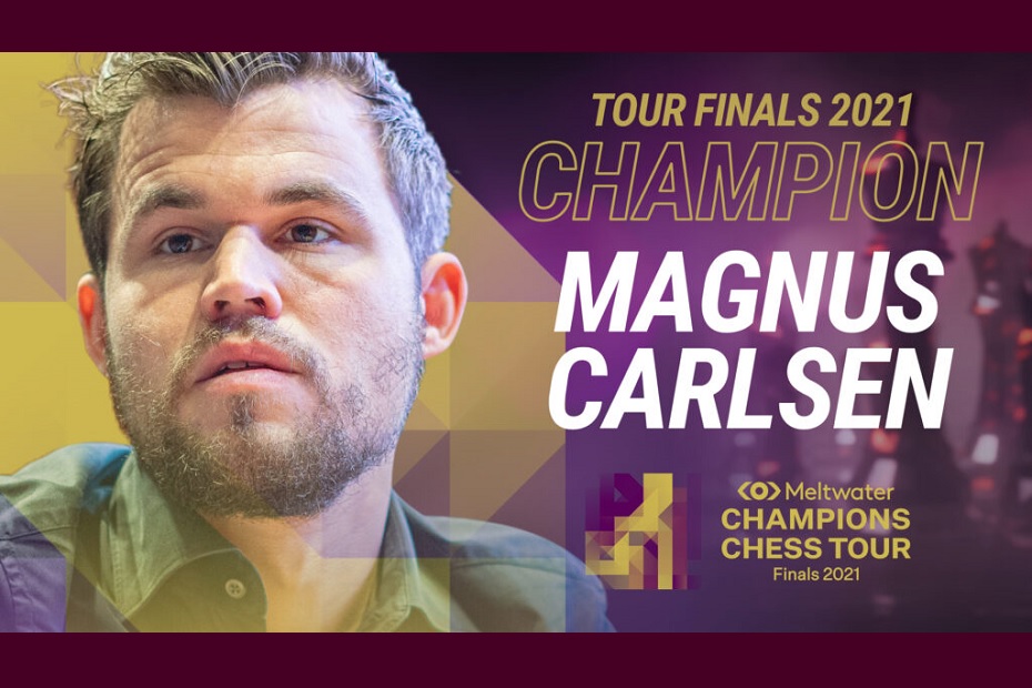 Magnus Carlsen takes a 3-point lead - Champions Chess Tour