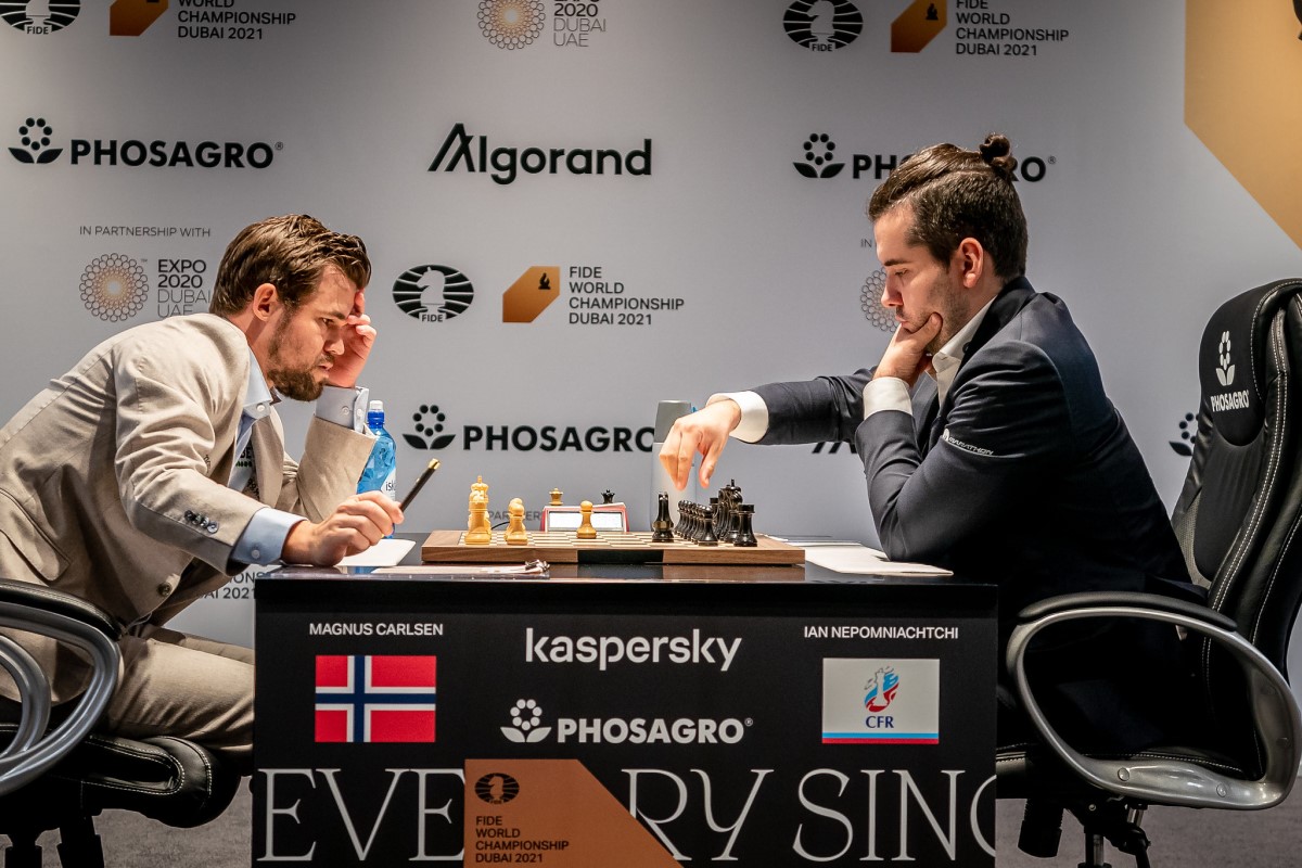 spansk farvestof Nævne World Championship Game 2: Sharp Catalan ends drawn | ChessBase