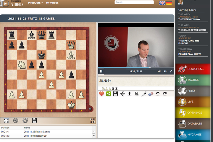 Brilliancies with Fritz 18: Robert Ris gives it a try! | ChessBase