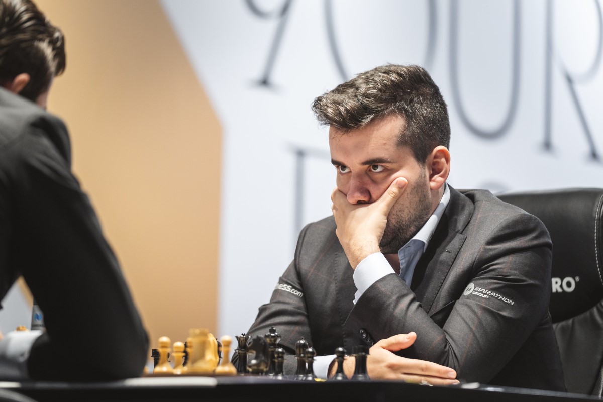 Carlsen and Nepo draw lots  World Chess Championship 2021 
